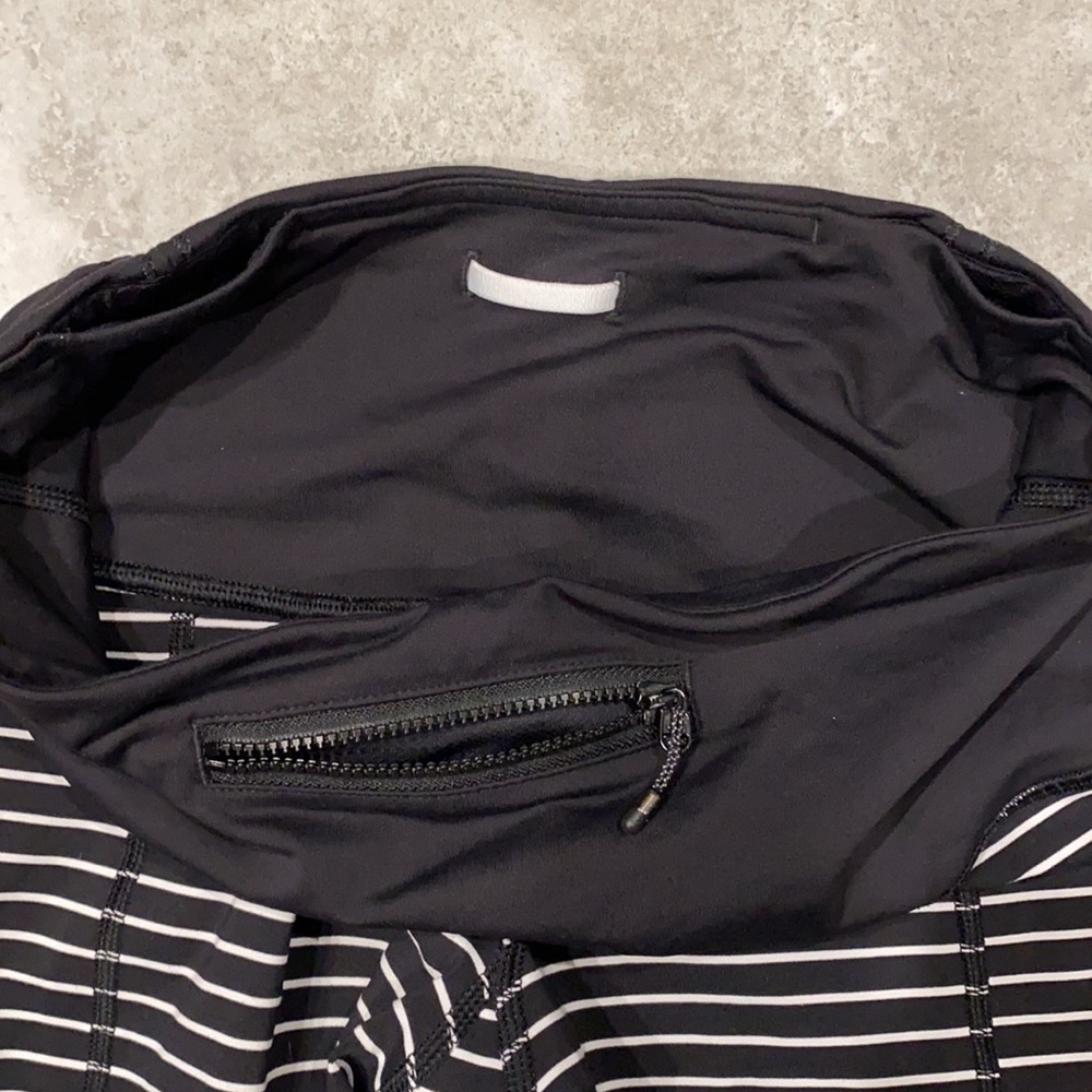 LULULEMON Runday Crop Legging Parallel Stripe RARE - Picture 11 of 12